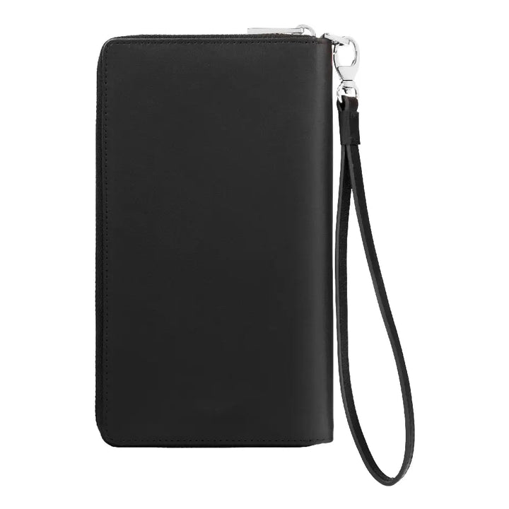Portefeuille Voyage Classic Smooth Hugo Boss en cuir noir - Melisac