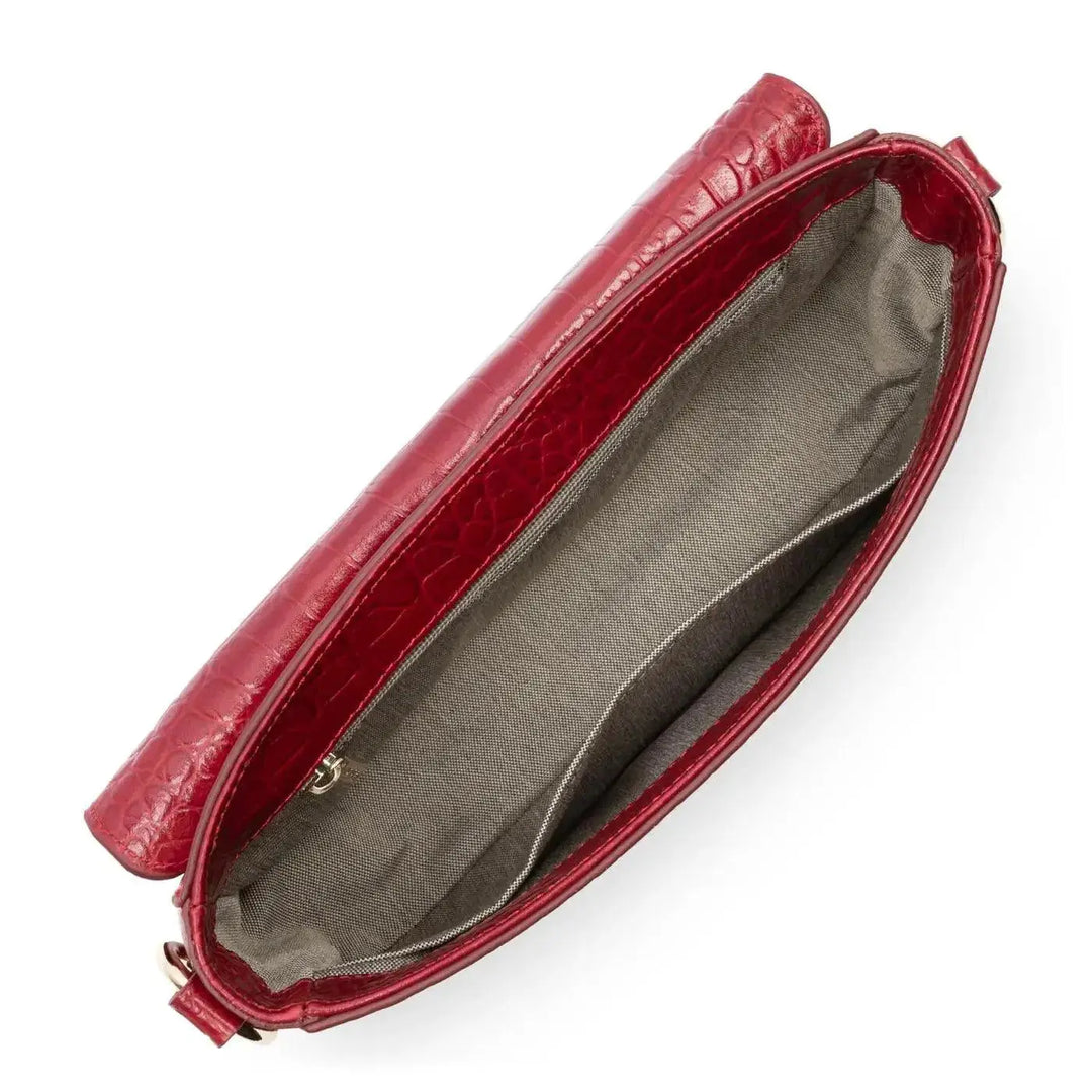 Sac Baguette Lancaster Exotic Croco CN 524-96 - Sac Baguette Lancaster Exotic Croco CN 524-96 - Carmin Melisac -Reims