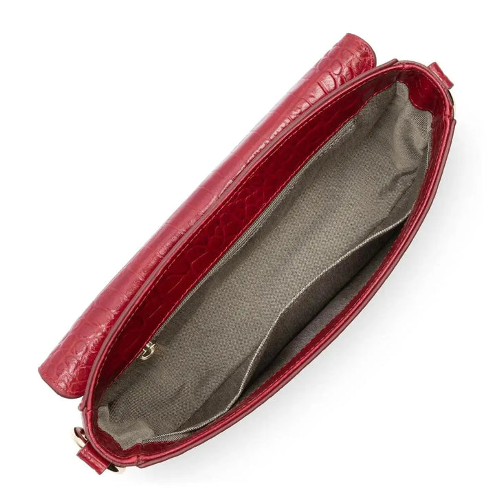 Sac Baguette Lancaster Exotic Croco CN 524-96 - Sac Baguette Lancaster Exotic Croco CN 524-96 - Carmin Melisac -Reims