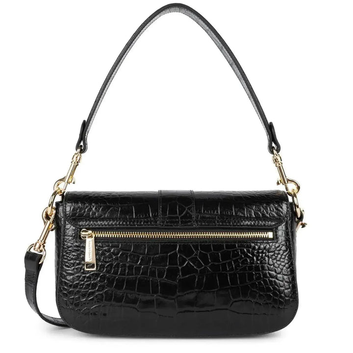 Sac Baguette Lancaster Exotic Croco CN 524-96 - Sac Baguette Lancaster Exotic Croco CN 524-96 - Carmin Melisac -Reims