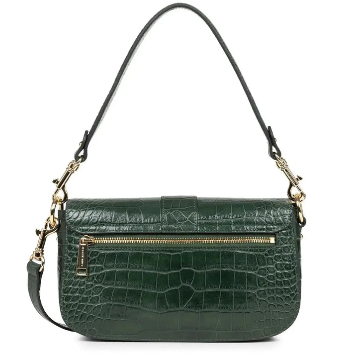 Sac Baguette Lancaster Exotic Croco CN 524-96 - Sac Baguette Lancaster Exotic Croco CN 524-96 - Carmin Melisac -Reims