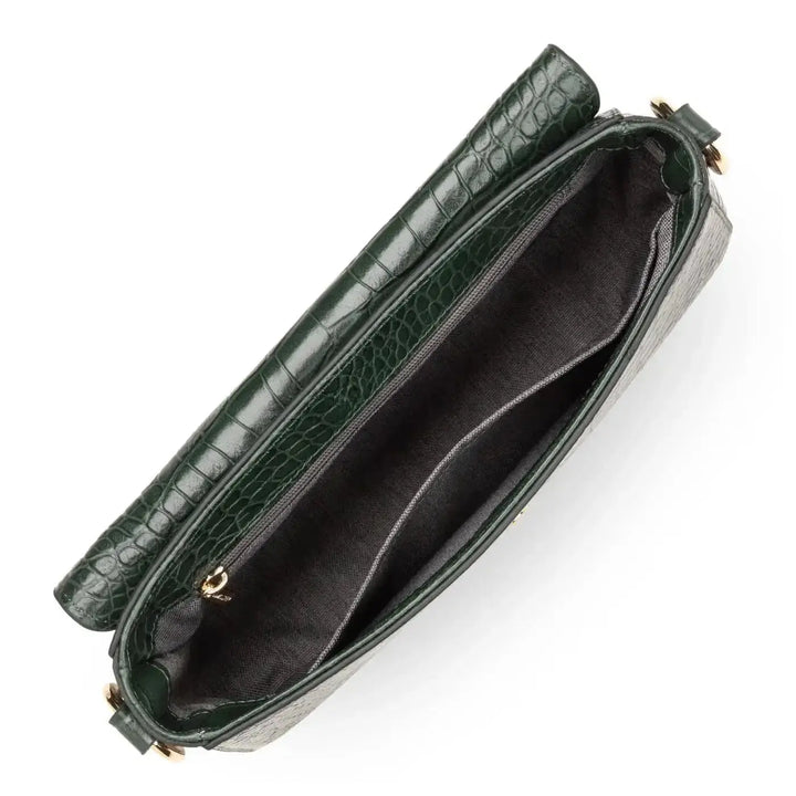 Sac Baguette Lancaster Exotic Croco CN 524-96 - Sac Baguette Lancaster Exotic Croco CN 524-96 - Carmin Melisac -Reims