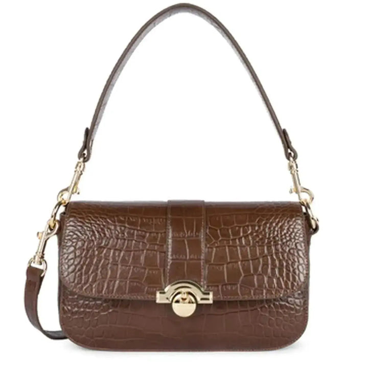 Sac Baguette Lancaster Exotic Croco CN 524-96 - Sac Baguette Lancaster Exotic Croco CN 524-96 - Vison Melisac -Reims