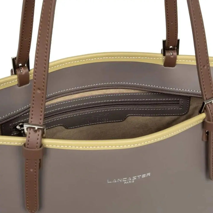 Sac Cabas Lancaster Smooth 437-07 - Sac Cabas Lancaster Smooth 437-07 - Noir Melisac -Reims