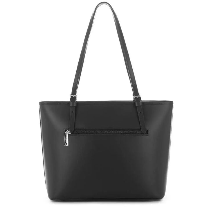 Sac Cabas Lancaster Smooth 437-07 - Sac Cabas Lancaster Smooth 437-07 - Noir Melisac -Reims