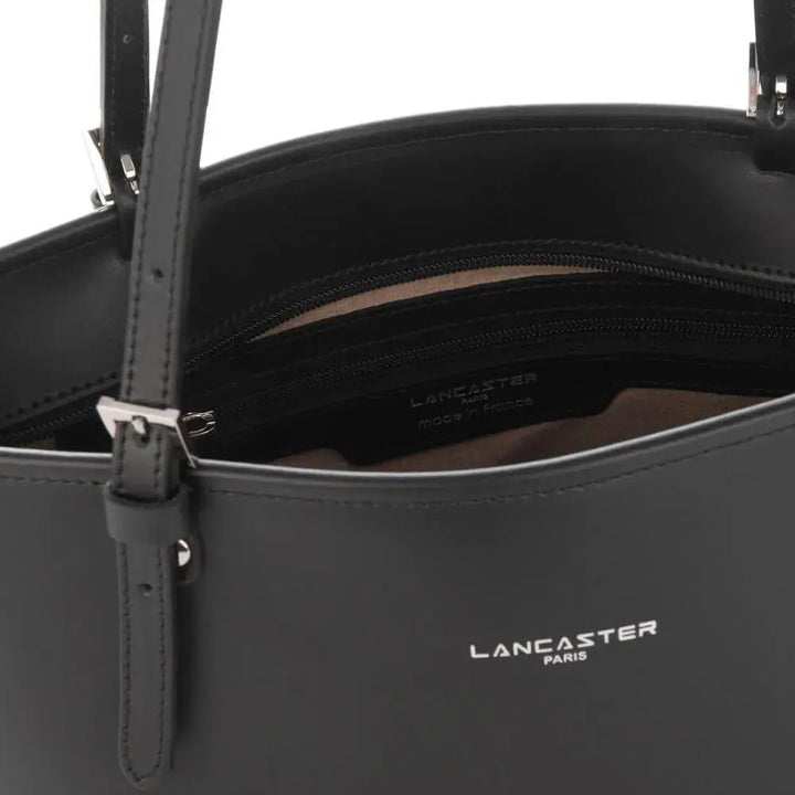 Sac Cabas Lancaster Smooth 437-07 - Sac Cabas Lancaster Smooth 437-07 - Noir Melisac -Reims