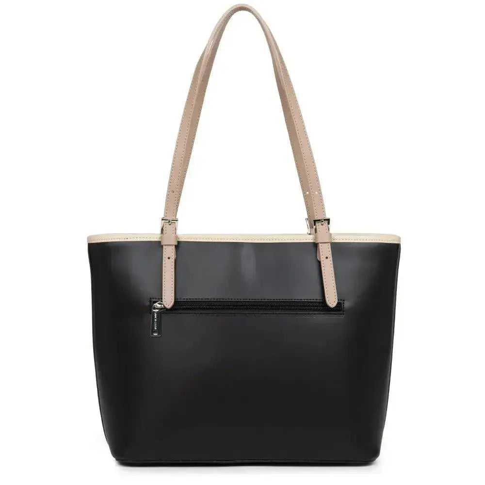 Sac Cabas Lancaster Smooth 437-07 - Sac Cabas Lancaster Smooth 437-07 - Noir Melisac -Reims