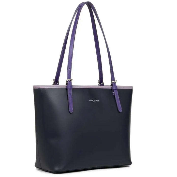 Sac Cabas Lancaster Smooth 437-07 - Sac Cabas Lancaster Smooth 437-07 - Noir Melisac -Reims