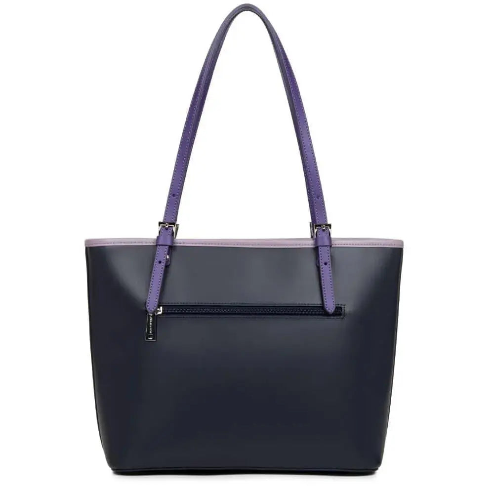 Sac Cabas Lancaster Smooth 437-07 - Sac Cabas Lancaster Smooth 437-07 - Noir Melisac -Reims