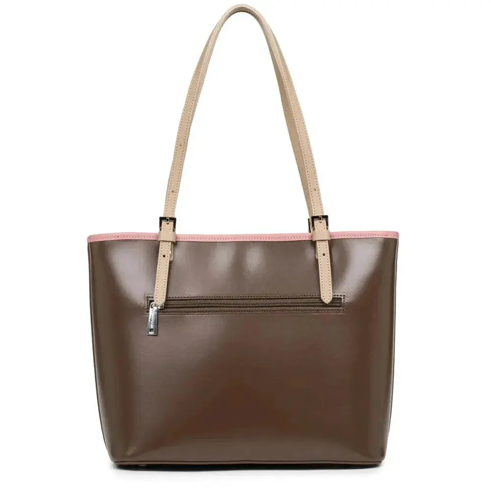 Sac Cabas Lancaster Smooth 437-07 - Sac Cabas Lancaster Smooth 437-07 - Noir Melisac -Reims