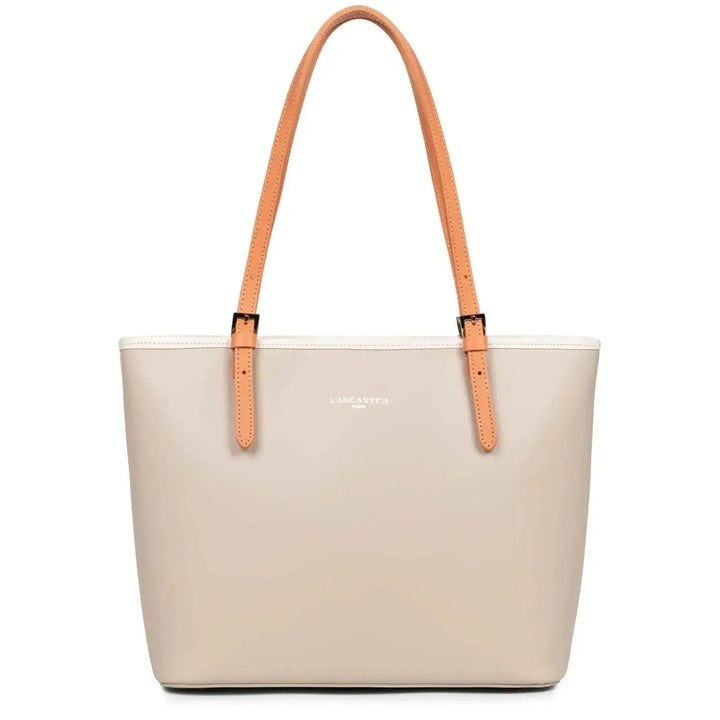 Sac Cabas Lancaster Smooth 437-07 - Sac Cabas Lancaster Smooth 437-07 - Galet rosé - Ecru - Passion Melisac -Reims