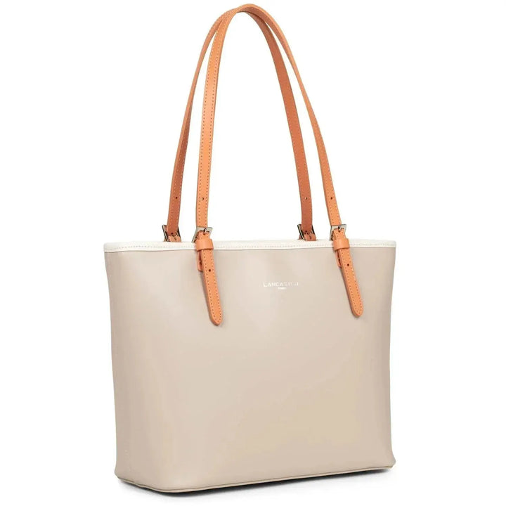 Sac Cabas Lancaster Smooth 437-07 - Sac Cabas Lancaster Smooth 437-07 - Noir Melisac -Reims