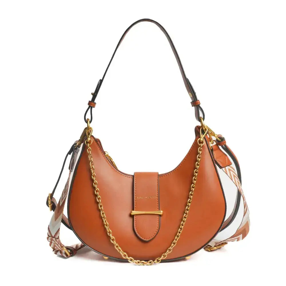 Sac Demi-lune Mac Alyster "Desinvolte" - Sac Demi-lune Mac Alyster "Desinvolte" - Cognac Melisac -Reims