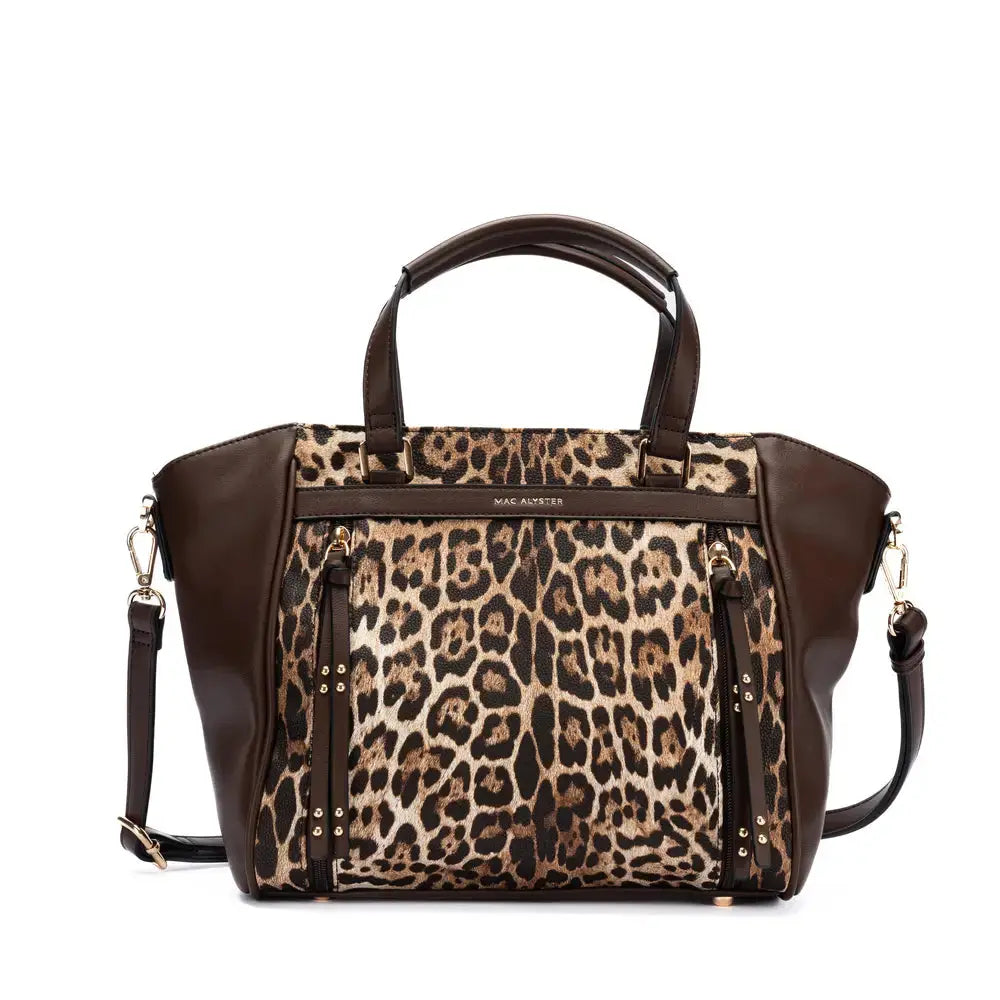 Sac Porté main Mac Alyster "Léopard" Mac Alyster