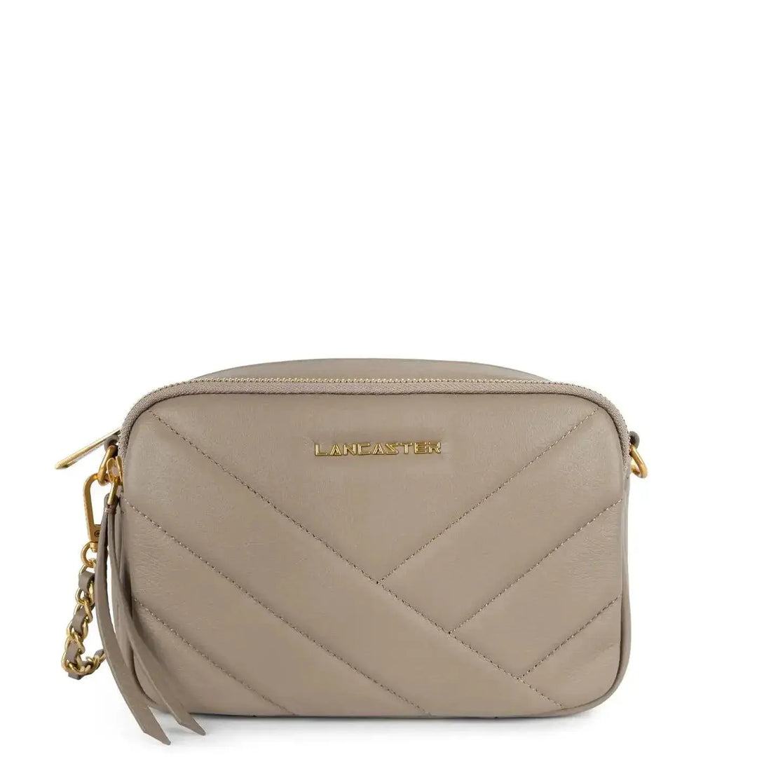 Sac Trotteur Lancaster Soft Matelassé 530-22 - Sac Trotteur Lancaster Soft Matelassé 530-22 - Galet Foncé Melisac -Reims
