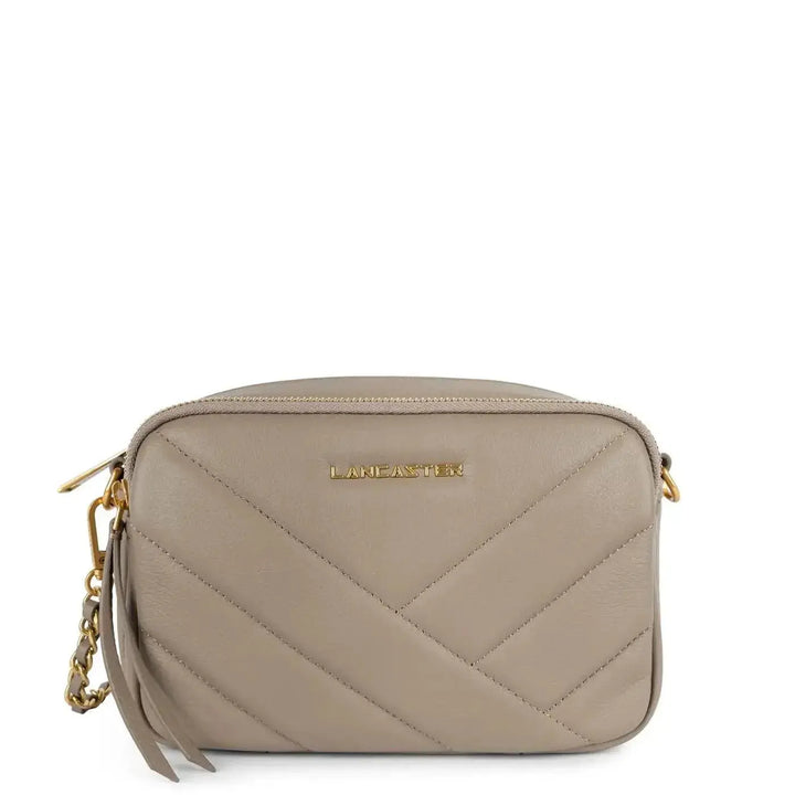 Sac Trotteur Lancaster Soft Matelassé 530-22 - Sac Trotteur Lancaster Soft Matelassé 530-22 - Galet Foncé Melisac -Reims