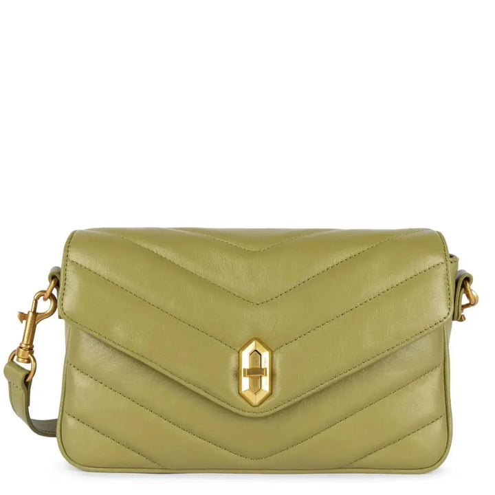 Sac Trotteur Lancaster Soft Matelassé 530-39 - Sac Trotteur Lancaster Soft Matelassé 530-39 - Olive Melisac -Reims