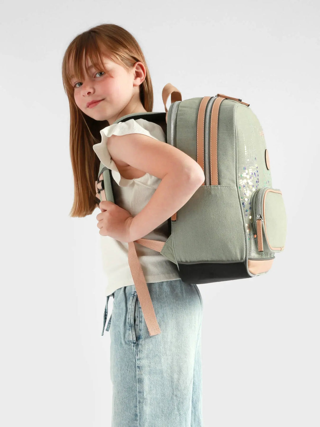 Sac à dos scolaire pour filles Caméléon 2C Vintage Fantasy - Melisac