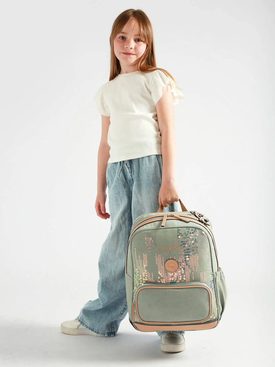 Sac à dos scolaire pour filles Caméléon 2C Vintage Fantasy - Melisac