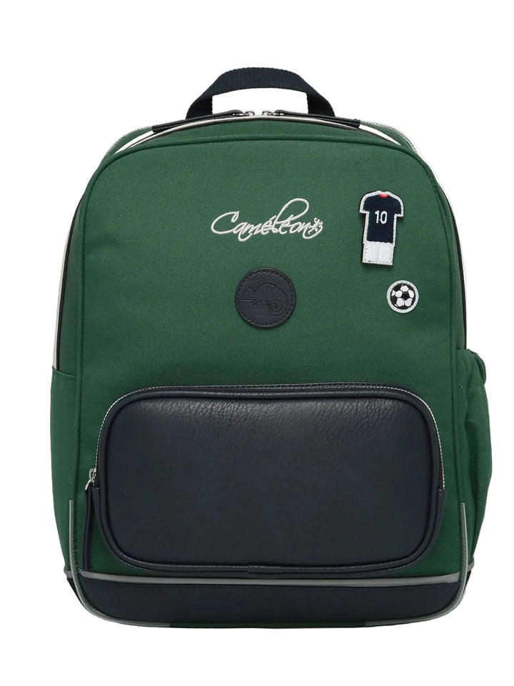 Sac à dos scolaire pour garçon école primaire Vintage Soccer Player Caméléon - Melisac