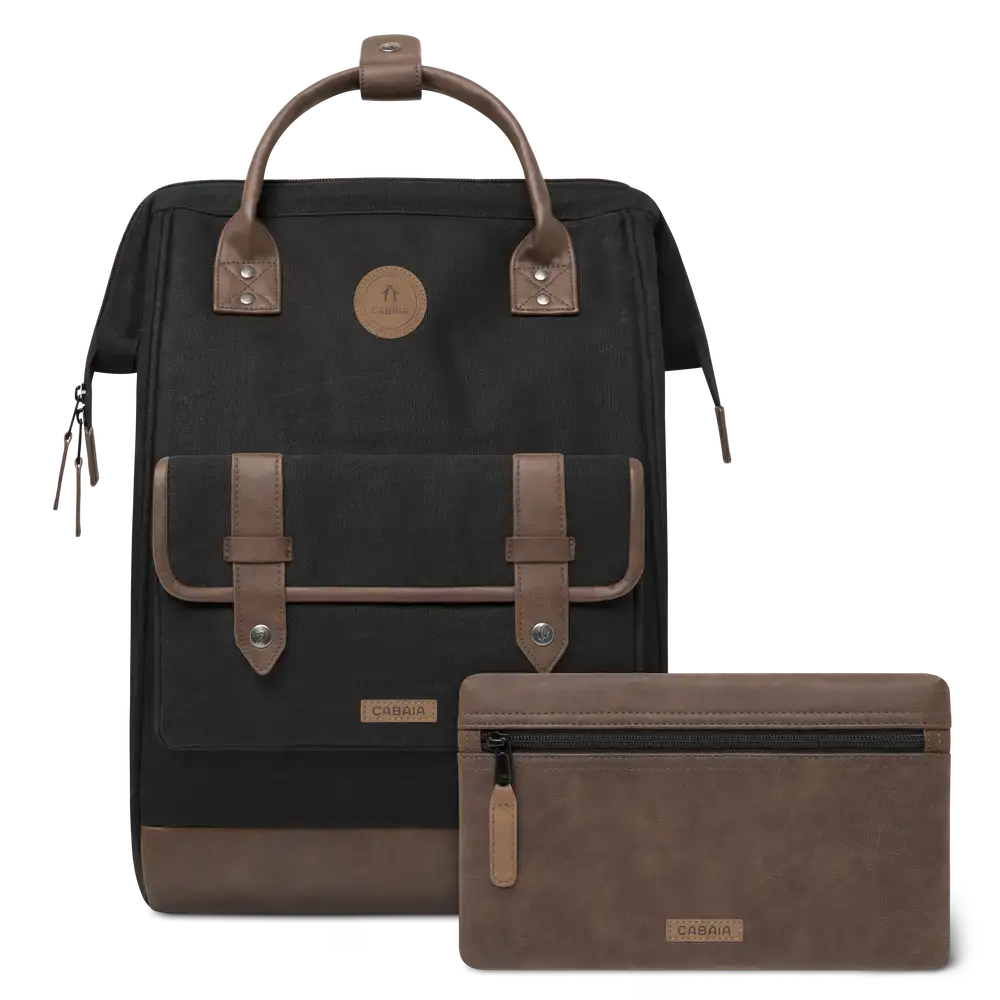 CAMPOMAGGI Cuir Sac à dos de loisirs Sac à dos pour ordinateur portable Saturno
