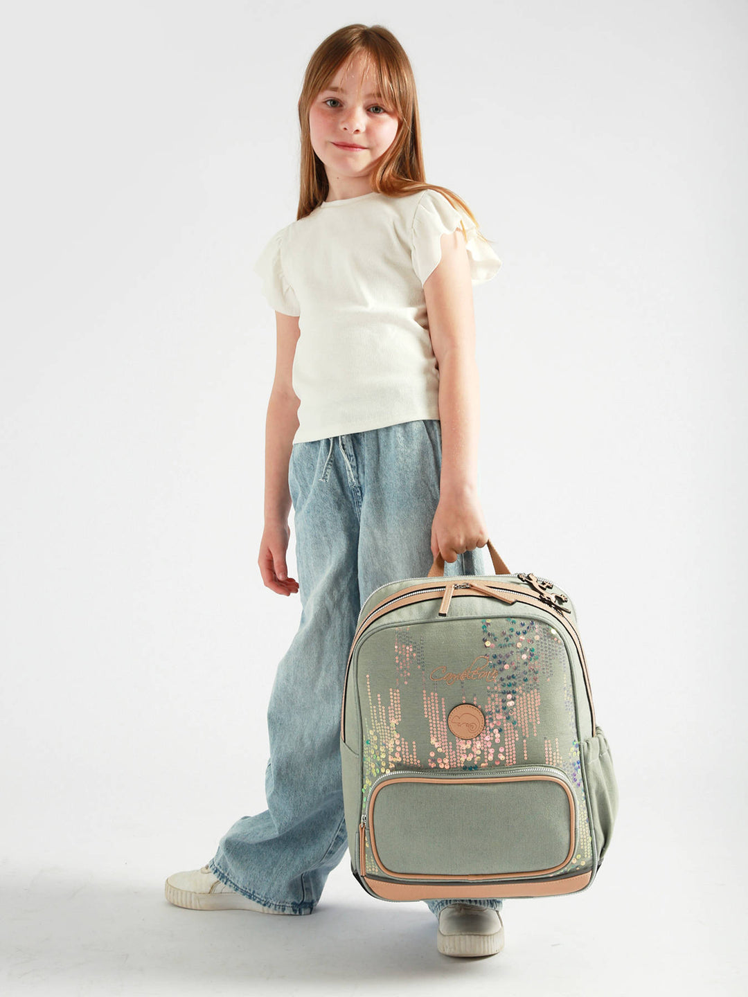 Sac à dos scolaire pour filles Caméléon 2C Vintage Fantasy - Melisac