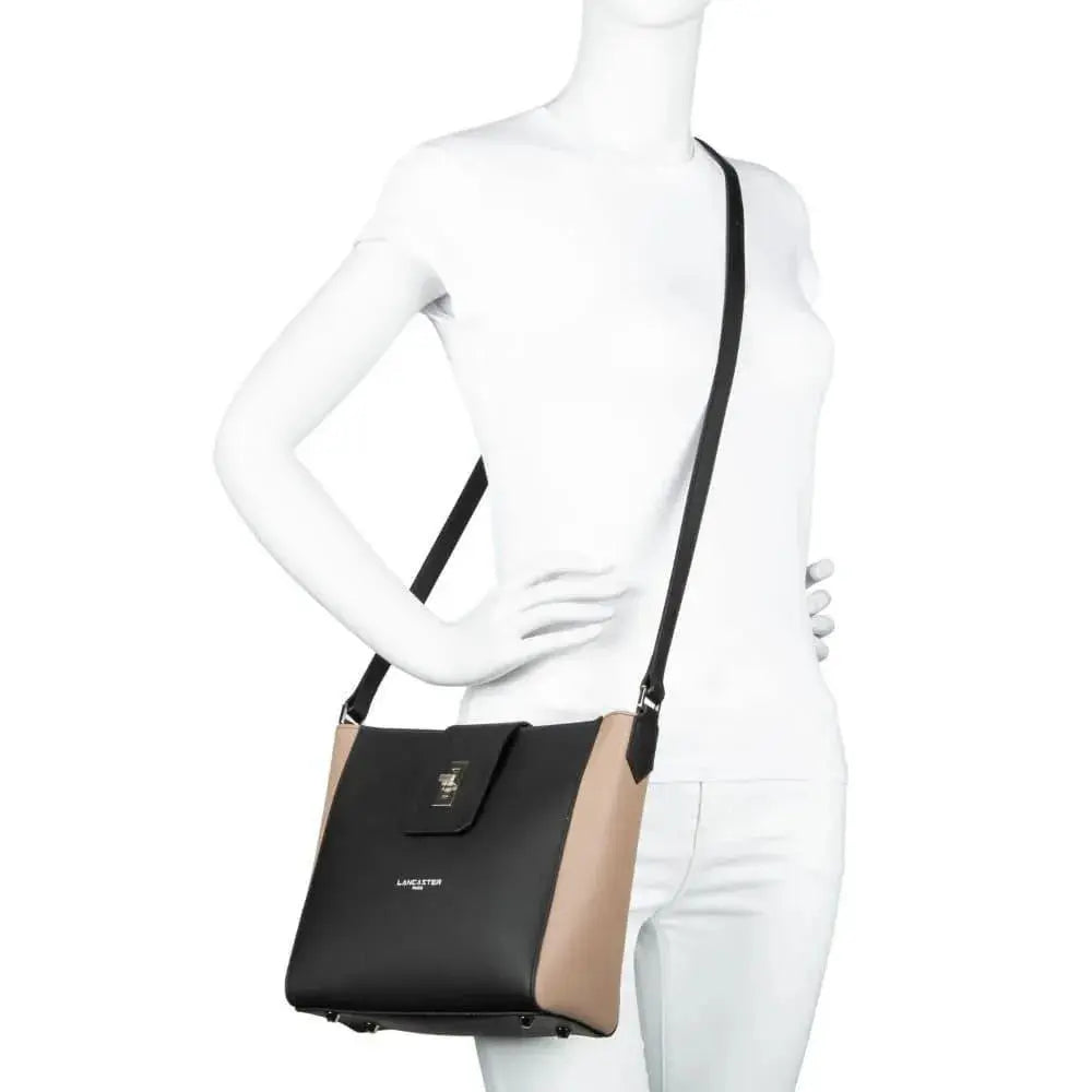 Sac besace Lancaster City Maé 432-42 - Sac besace Lancaster City Maé 432-42 - Noir / Nude Melisac -Reims