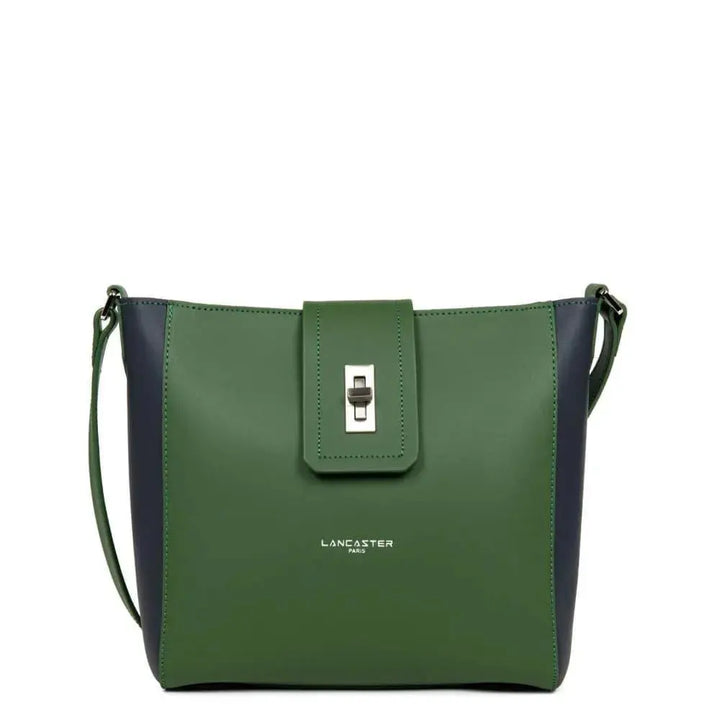 Sac besace Lancaster City Maé 432-42 - Sac besace Lancaster City Maé 432-42 - Vert Pin/Bleu Foncé Melisac -Reims