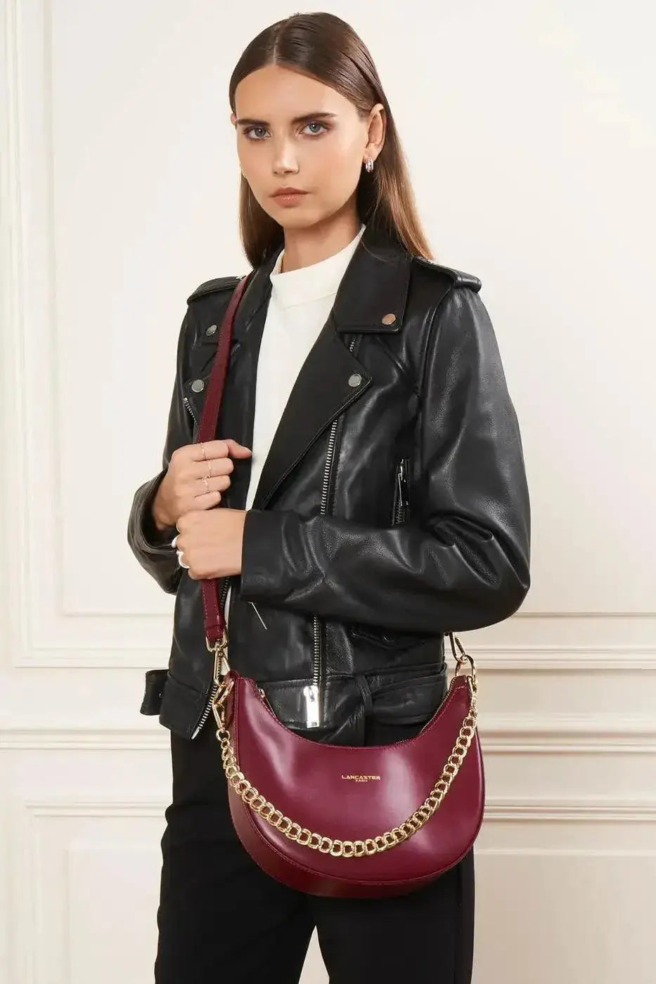 Sac besace Lancaster Paris Aimy 480-031 - Sac besace Lancaster Paris Aimy 480-031 - Noir Melisac -Reims