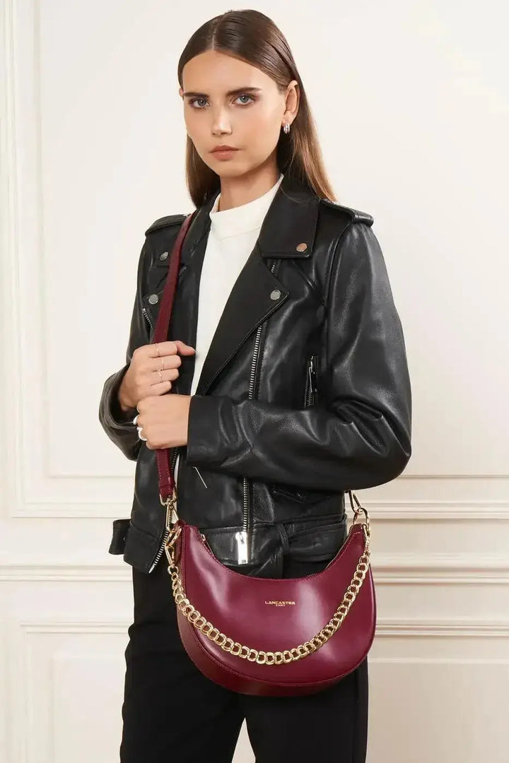 Sac besace Lancaster Paris Aimy 480-031 - Sac besace Lancaster Paris Aimy 480-031 - Noir Melisac -Reims