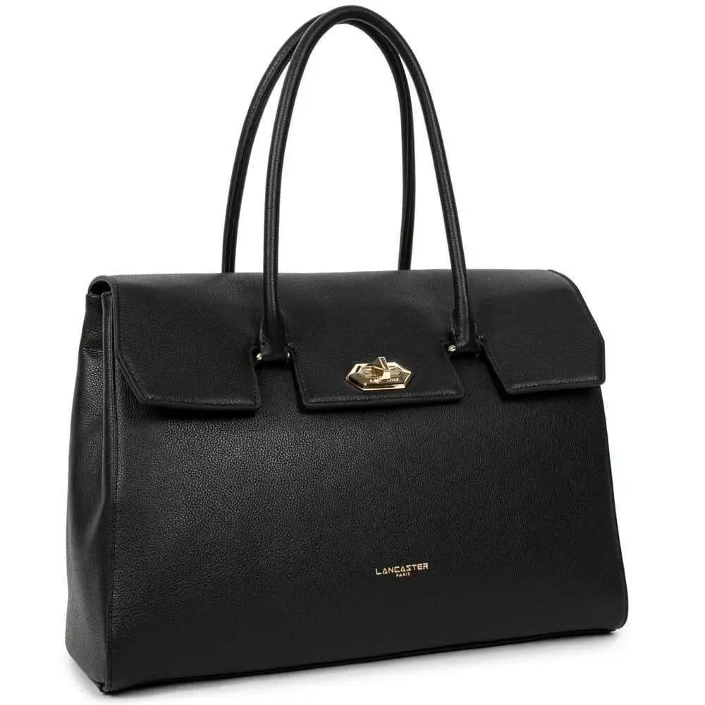 Sac cabas Lancaster Foulonné Milano 547-57 - Sac cabas Lancaster Foulonné Milano 547-57 - Noir Melisac -Reims