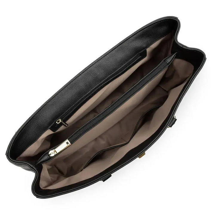 Sac cabas Lancaster Foulonné Milano 547-57 - Sac cabas Lancaster Foulonné Milano 547-57 - Noir Melisac -Reims