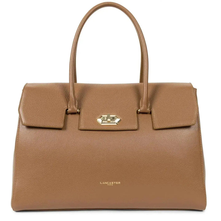 Sac cabas Lancaster Foulonné Milano 547-57 - Sac cabas Lancaster Foulonné Milano 547-57 - Camel Melisac -Reims