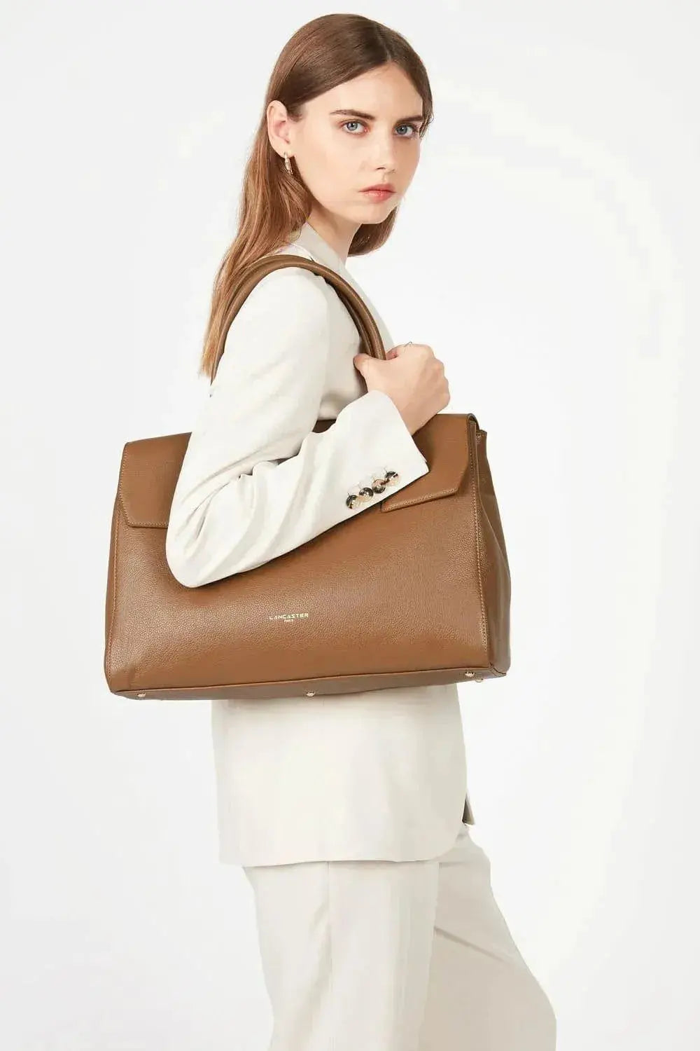 Sac cabas Lancaster Foulonné Milano 547-57 - Sac cabas Lancaster Foulonné Milano 547-57 - Noir Melisac -Reims