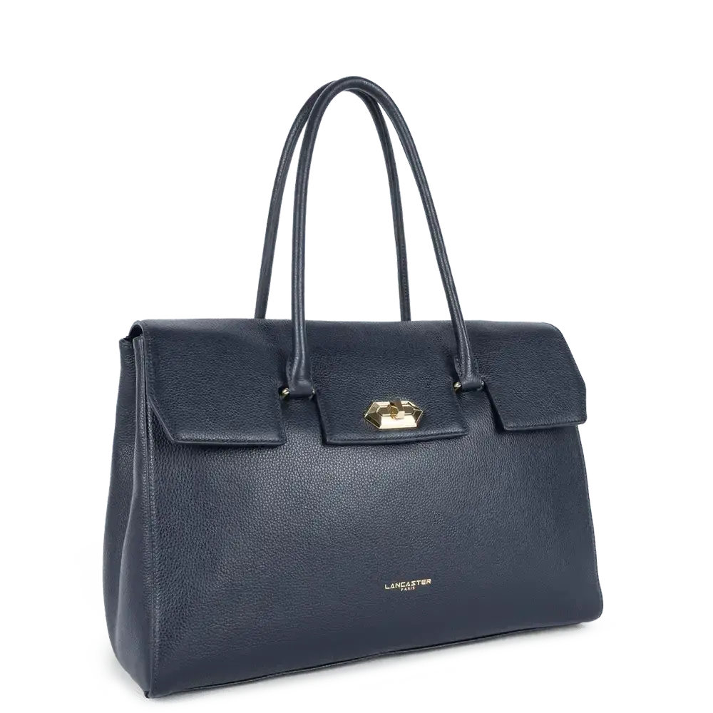Sac cabas Lancaster Foulonné Milano 547-57 - Sac cabas Lancaster Foulonné Milano 547-57 - Noir Melisac -Reims