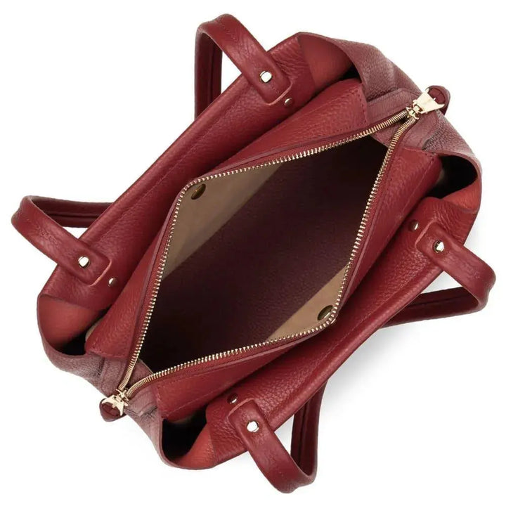 Sac cabas Lancaster Foulonne Double 470-47 - Sac cabas Lancaster Foulonne Double 470-47 - Carmin/Blush Melisac -Reims
