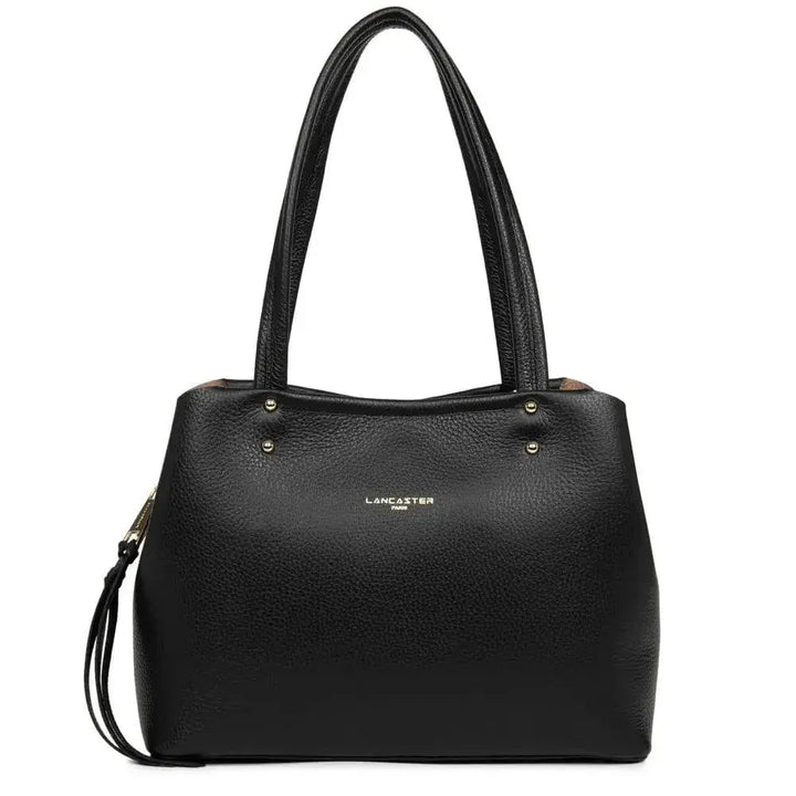 Sac cabas Lancaster Foulonne Double 470-47 - Sac cabas Lancaster Foulonne Double 470-47 - Noir - In - Nude Melisac -Reims