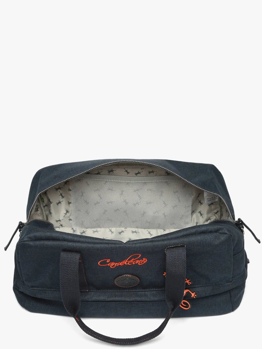 Sac de sport enfant pour garçon Caméléon Vintage Urban Navy Orange - Melisac