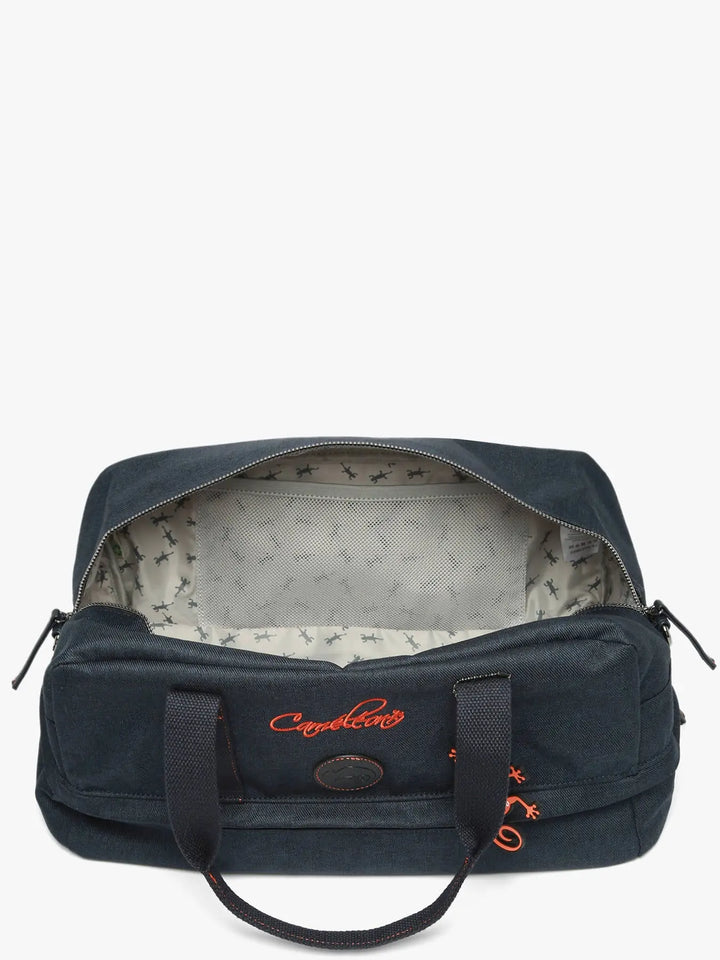 Sac de sport enfant pour garçon Caméléon Vintage Urban Navy Orange - Melisac