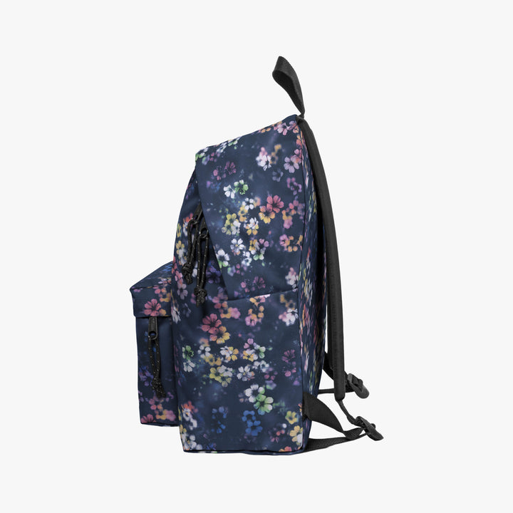 Sac à dos Padded Pak'r bleu  fleuri pour filles au collège Eastpak