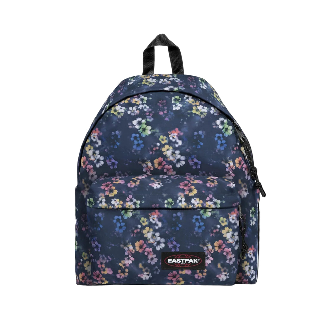 Sac à dos Padded Pak'r bleu  fleuri pour filles au collège Eastpak