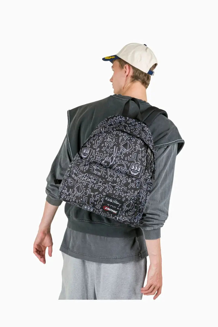 Sac à dos Day Pak'r Keith Haring noir Eastpak avec compartiment ordinateur