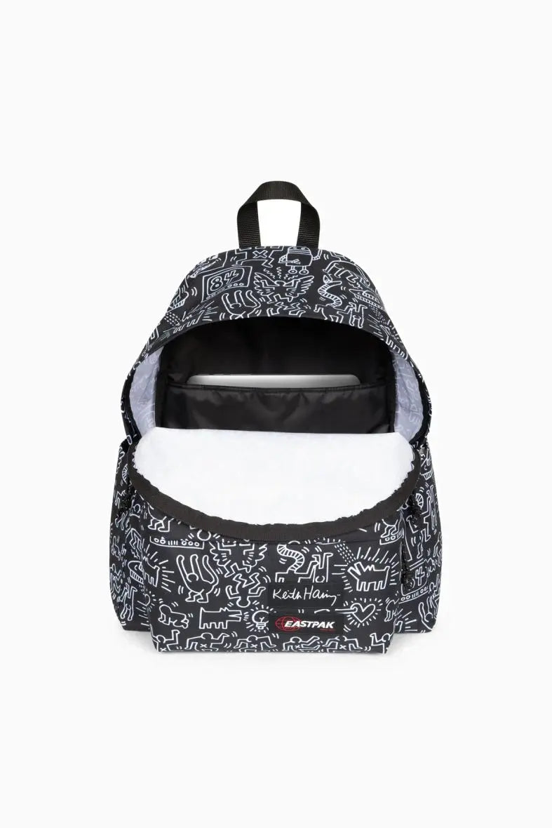 Sac à dos Day Pak'r Keith Haring noir Eastpak avec compartiment ordinateur