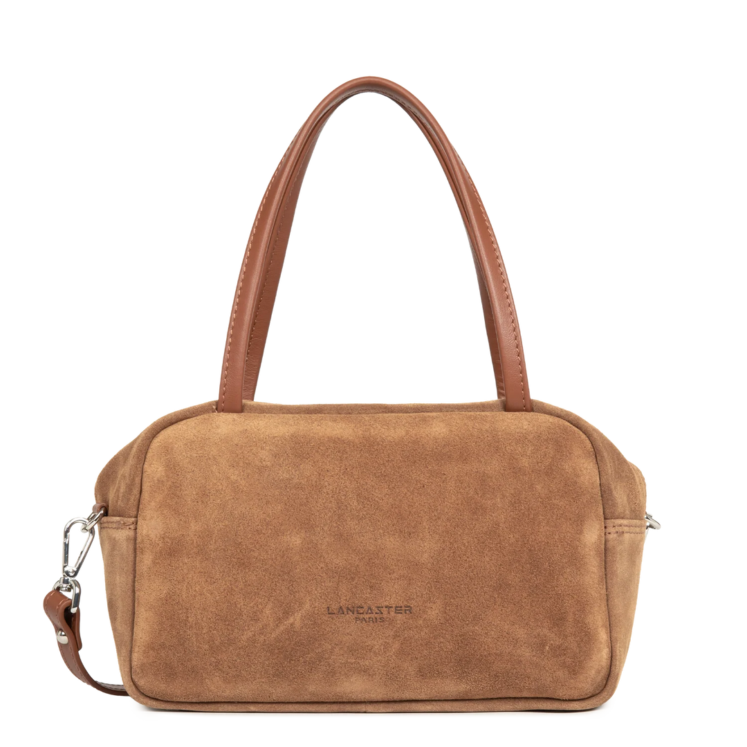 Sac à main en velours camel Suede IT  Lancaster 480-088 