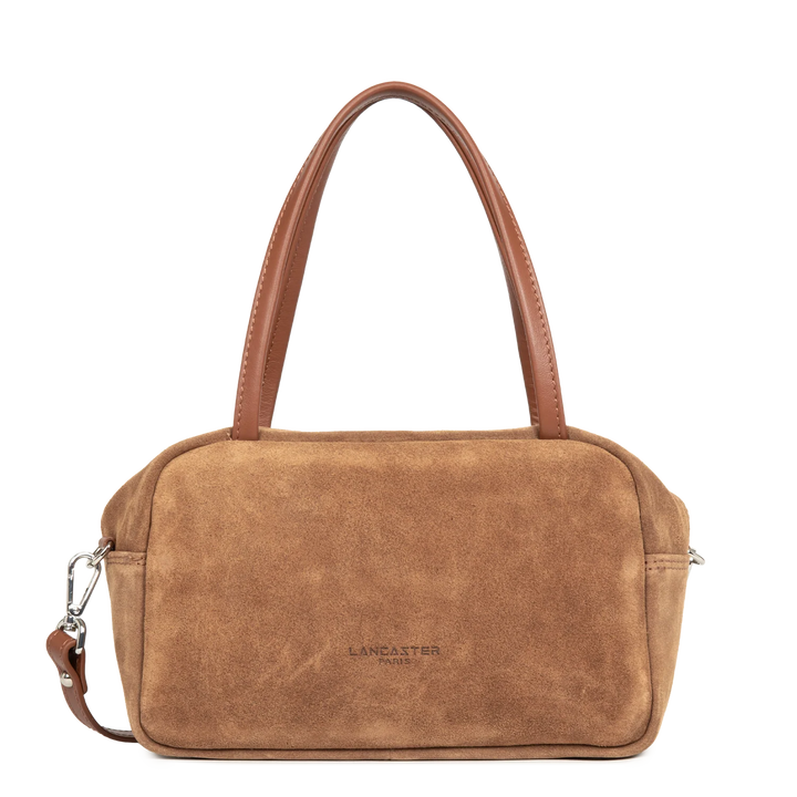 Sac à main en velours camel Suede IT  Lancaster 480-088 