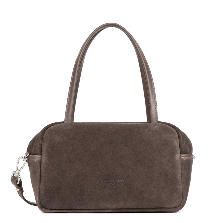 Sac à main en velours marron Suede IT  Lancaster 480-088 