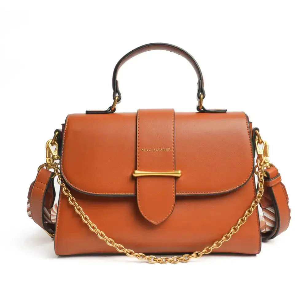 Sac porté main Mac Alyster "Desinvolte" - Sac porté main Mac Alyster "Desinvolte" - Cognac Melisac -Reims