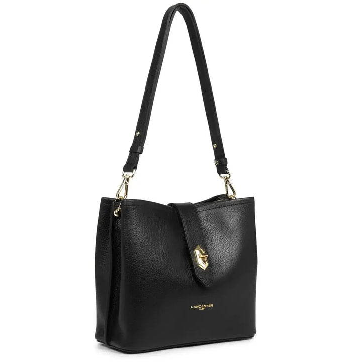 Sac seau Lancaster Top Double 470-62 - Sac seau Lancaster Top Double 470-62 - Noir - In - Nude Melisac -Reims