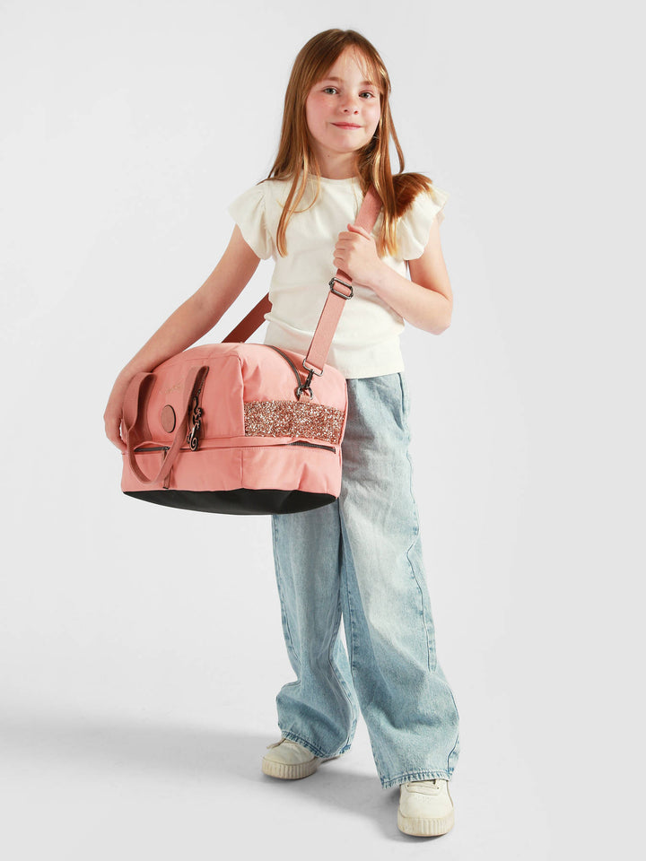 Sac de sport enfant rose pour fille Caméléon Vintage Fantasy Glossy Pink - Melisac