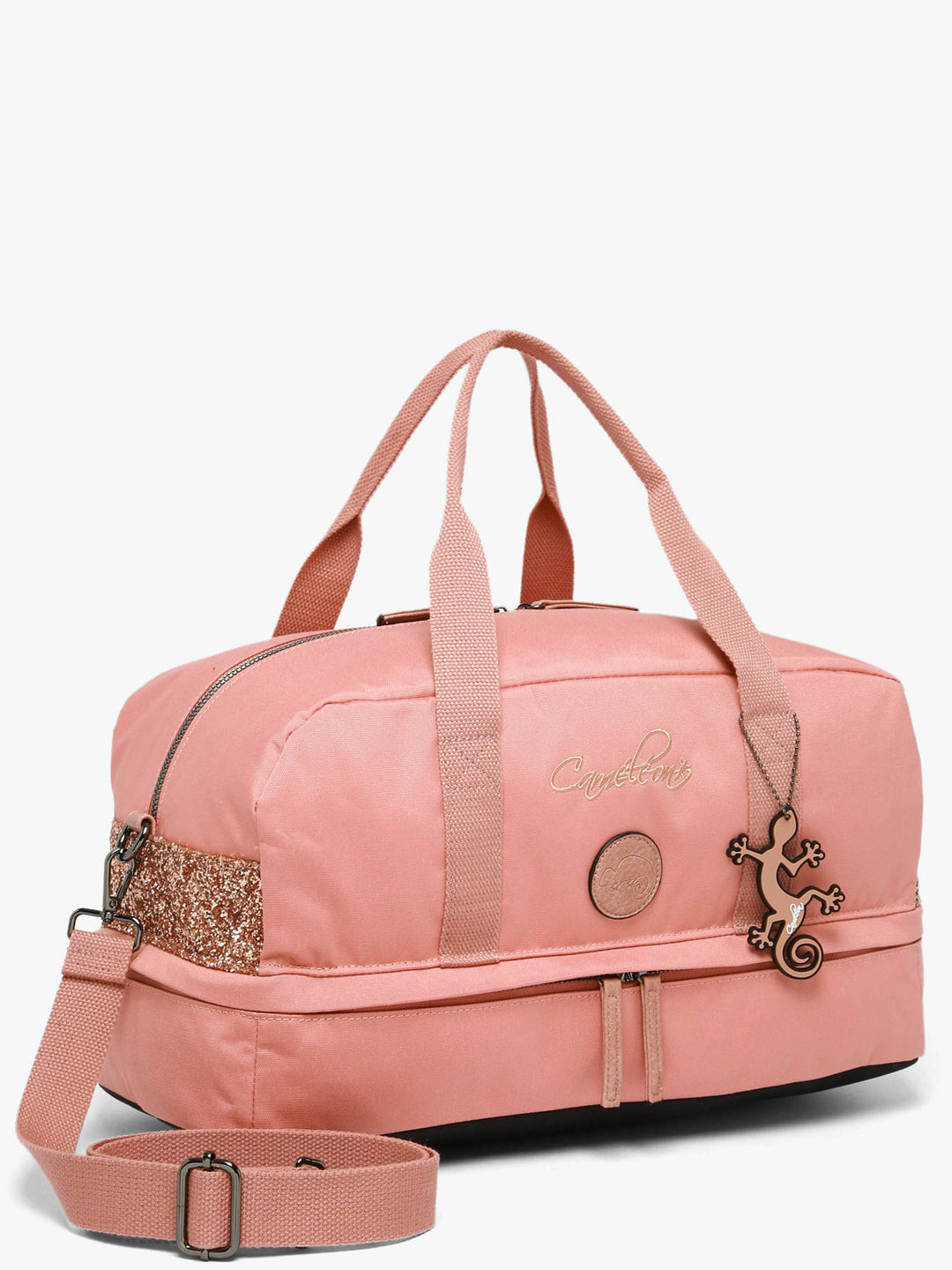 Sac de sport enfant rose pour fille Caméléon Vintage Fantasy Glossy Pink - Melisac
